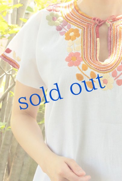 画像2: チアパス刺繍ウィピルトップス (2)