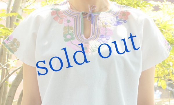 画像4: チアパス刺繍ウィピルトップス (4)