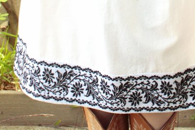 画像3: プエブラ州のナワ族刺繍スカート