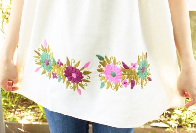 画像3: メキシコ刺繍ブラウス「チアパス」 