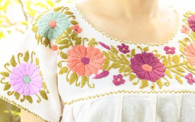 画像2: メキシコ刺繍ブラウス「チアパス」 