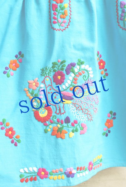 画像3: メキシコ刺繍のワンピース (3)