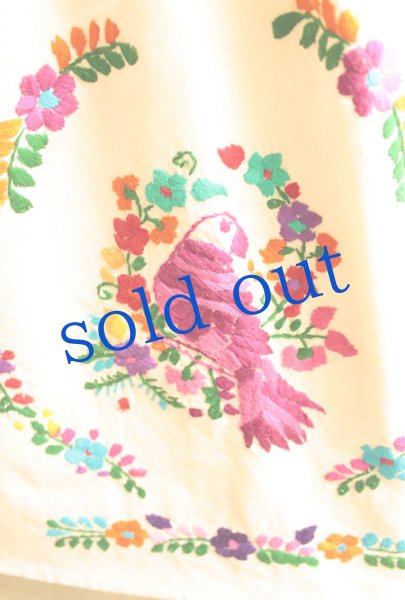 画像3: メキシコ刺繍のワンピース　 (3)