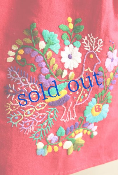 画像3: メキシコ刺繍のワンピース (3)