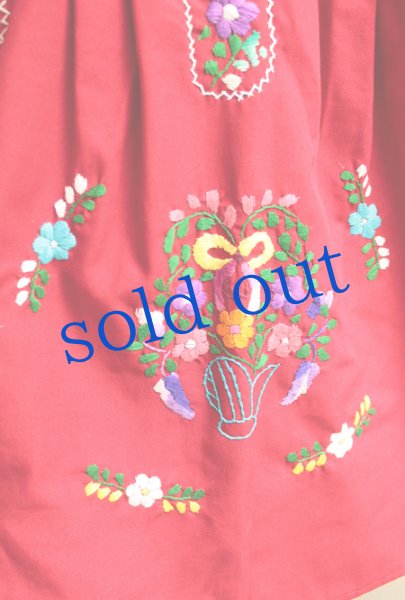 画像3: メキシコ刺繍のワンピース　 (3)