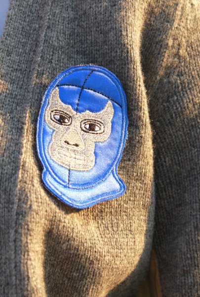 画像3: ルチャ刺繍ワッペンのブローチ (3)