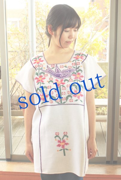 画像2: クロスステッチのウィピルトップス　 (2)