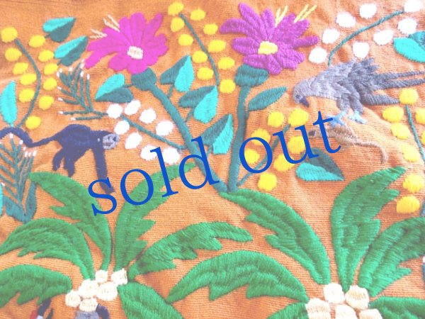 画像5: チアパス手織りと刺繍のタペストリー絵 (5)