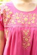 画像2: 定番メキシコ刺繍ワンピース　 (2)