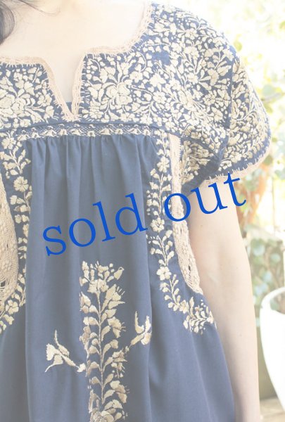 画像2: 「サンアントニーノ」 刺繍チュニックワンピース (2)