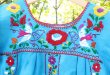 画像5: メキシコ刺繍のチュニックワンピース (5)