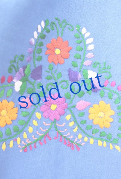 画像3: メキシコ刺繍のワンピース　 (3)