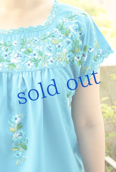 画像1: サンアントニーノ刺繍ブラウス　 (1)