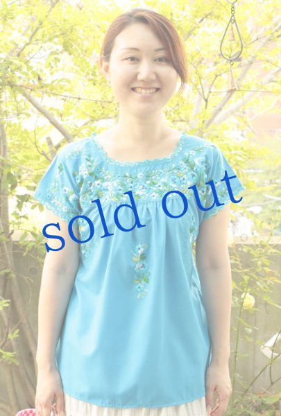 画像2: サンアントニーノ刺繍ブラウス　 (2)