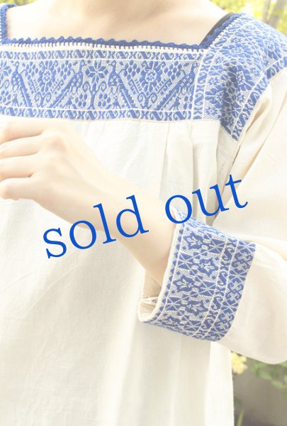 画像2: プエブラ州ナワ族のブラウス　 (2)