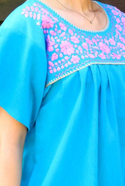 画像3: ガーゼ生地のメキシカントップスM~LLサイズ (3)