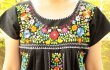画像5: 定番メキシコ刺繍レース袖ワンピース　 (5)
