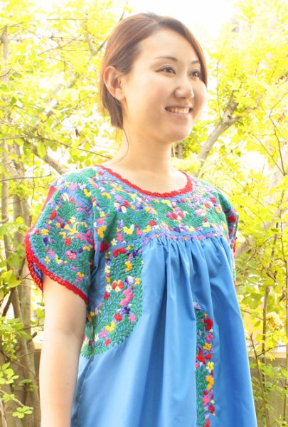 画像3: サンアントニーノ刺繍チュニックブラウス (3)