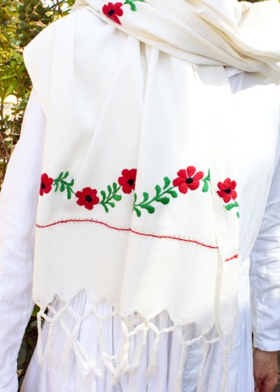 画像3: オアハカ州の刺繍ショール