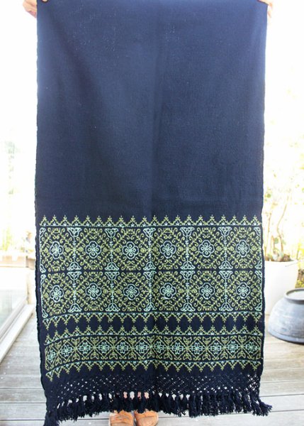 画像2: プエブラ州の刺繍ショール (2)