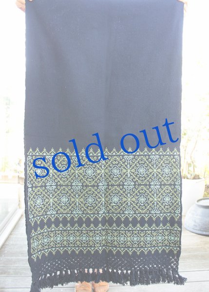 画像2: プエブラ州の刺繍ショール (2)