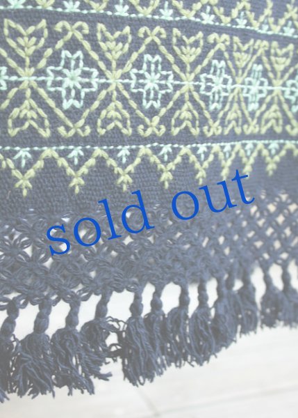 画像4: プエブラ州の刺繍ショール (4)