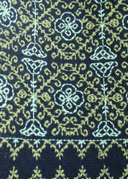 画像5: プエブラ州の刺繍ショール (5)