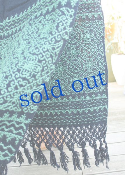 画像4: プエブラ州の刺繍ショール (4)