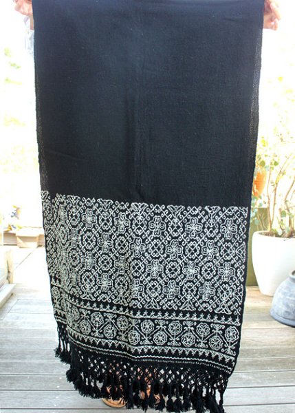 画像4: プエブラ州の刺繍ショール  (4)