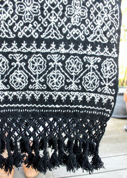 画像5: プエブラ州の刺繍ショール  (5)