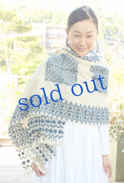 画像3: プエブラ州の刺繍ショール　 (3)