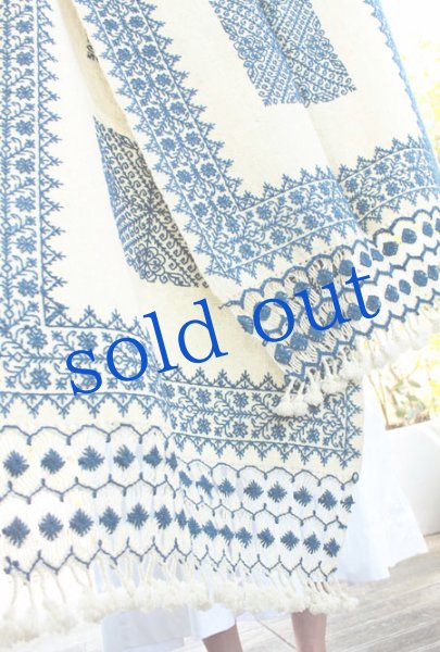 画像4: プエブラ州の刺繍ショール　 (4)