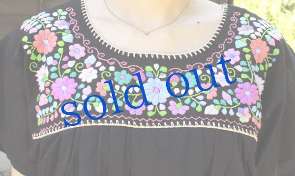 画像5: ガーゼ生地のメキシカントップスM〜LLサイズ (5)