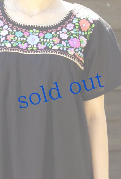 画像3: ガーゼ生地のメキシカントップスM〜LLサイズ (3)