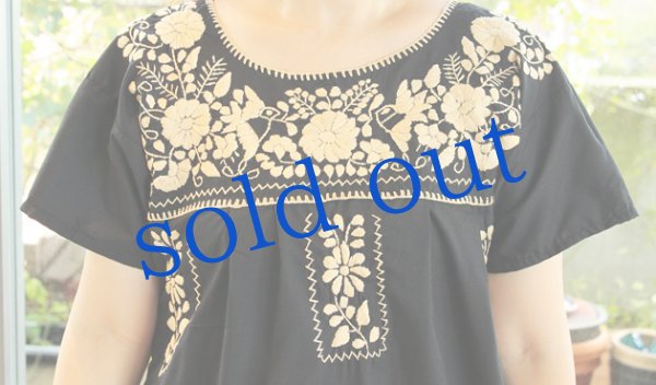 画像5: 定番刺繍メキシコワンピース (5)