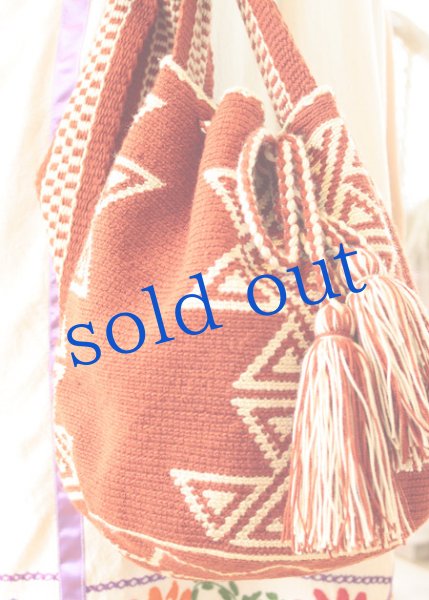 画像3: コロンビアの先住民WAYUU族の手編みバッグ　 (3)