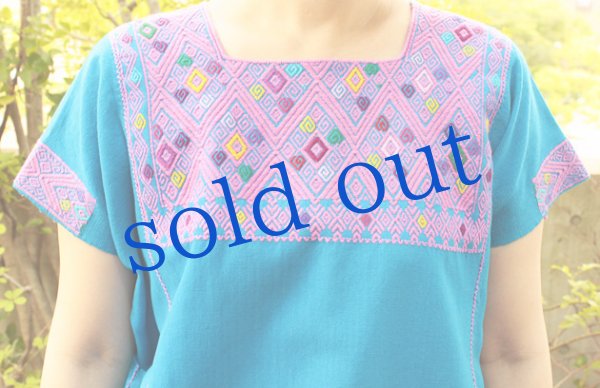 画像5: 手織り生地のウィピルトップス　 (5)