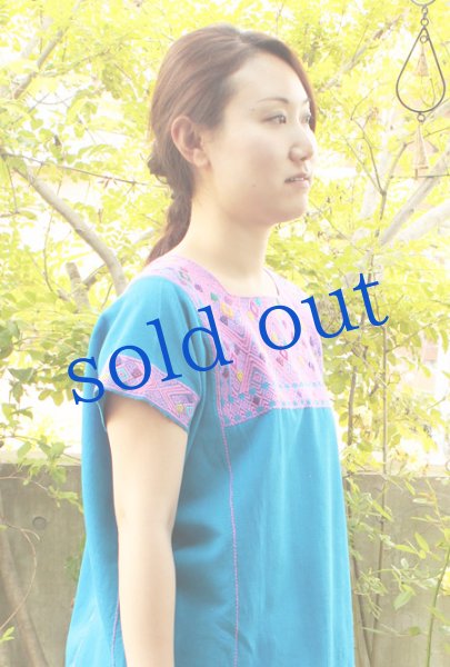 画像4: 手織り生地のウィピルトップス　 (4)