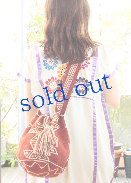 画像2: コロンビアの先住民WAYUU族の手編みバッグ　 (2)