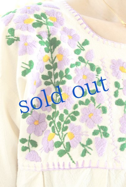 画像4: マンタ生地のメキシカントップスM~LLサイズ (4)