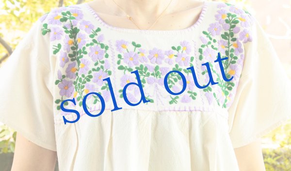 画像5: マンタ生地のメキシカントップスM~LLサイズ (5)