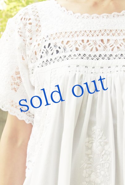 画像1: 「サンアントニーノ」刺繍ドレス (1)