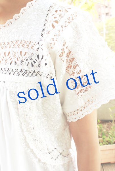 画像4: 「サンアントニーノ」刺繍ドレス (4)