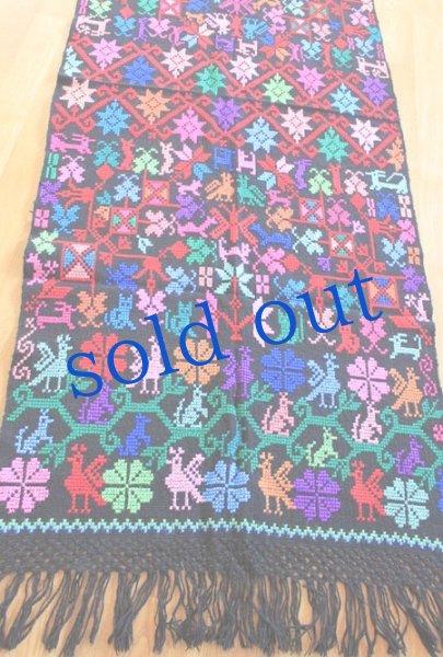 画像5: プエブラ州の大判ショール　 (5)