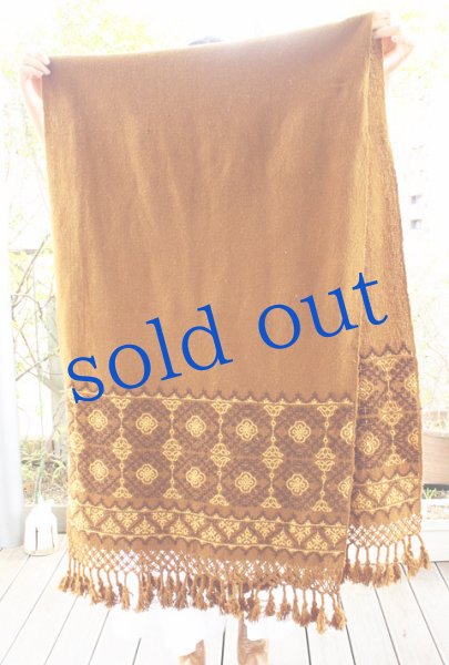 画像4: プエブラ州の刺繍ショール　 (4)