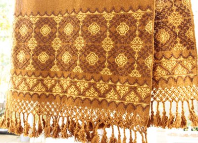 画像3: プエブラ州の刺繍ショール　