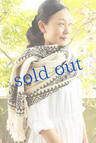 画像3: プエブラ州の刺繍ショール (3)