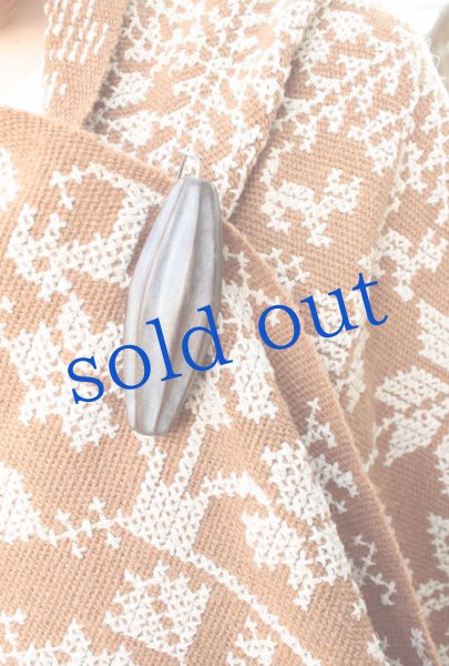 画像3: プエブラ州の刺繍ショール胡桃 (3)