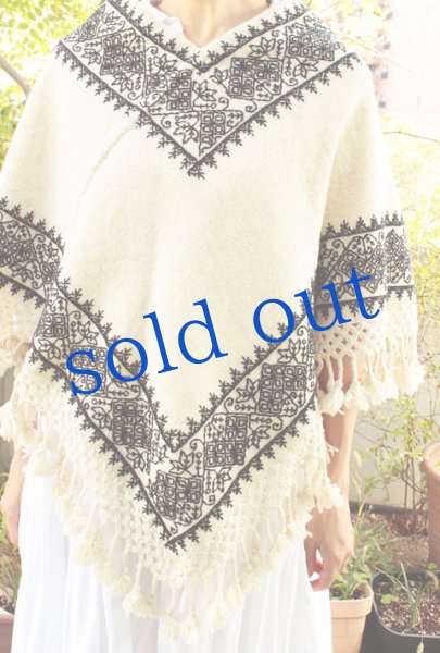 画像3: プエブラ州のポンチョ　 (3)