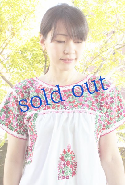 画像1: サンアントニーノ刺繍ブラウス (1)